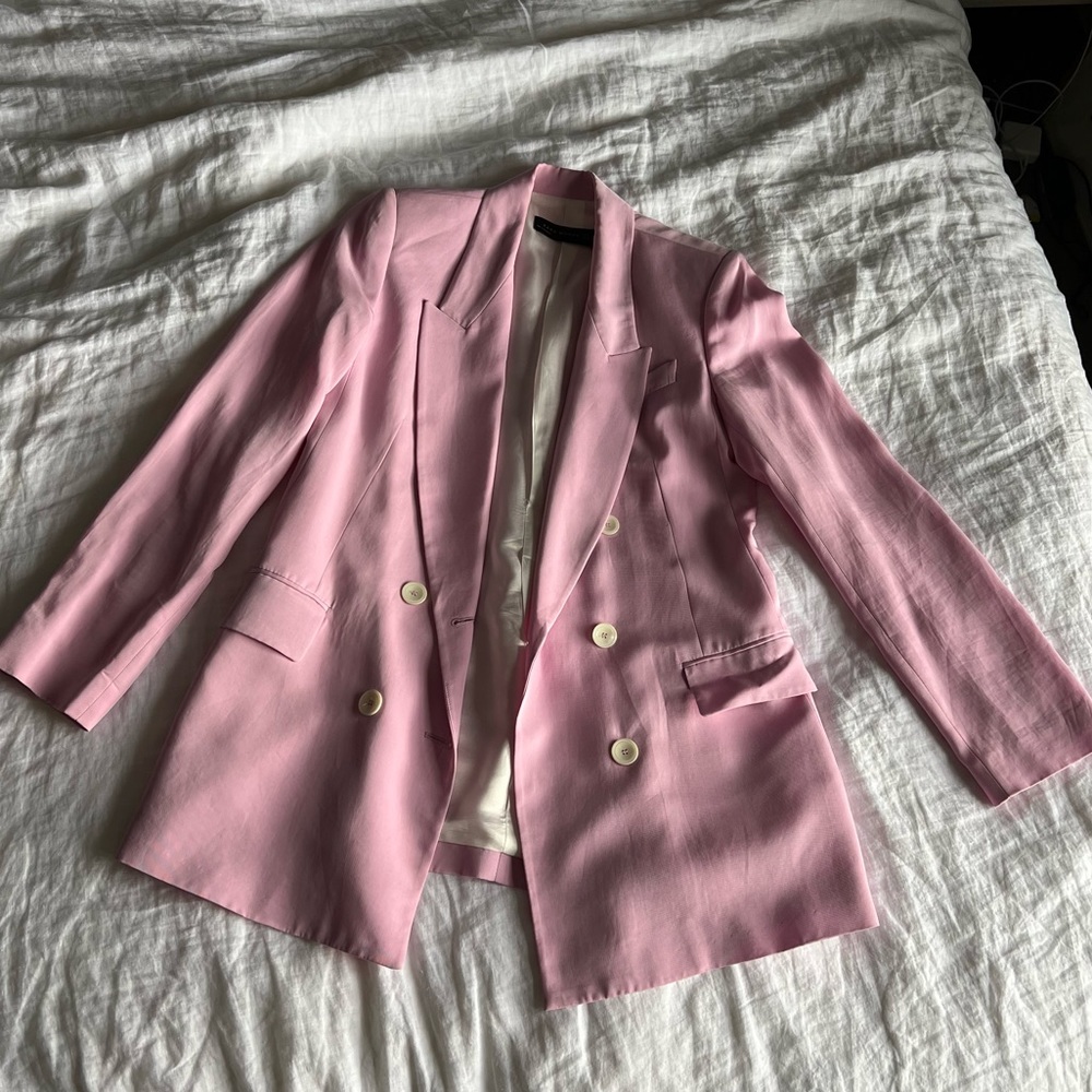 Pink blazer